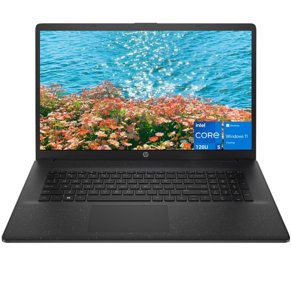 HP Essential 17.3" HD+ Laptop, Intel Core 5 120U, 32GB RAM, 2TB SSD, Windows 11 Home, Black