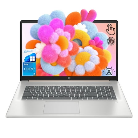 HP Essential 17.3" HD+ Touchscreen Laptop, Intel Core i5-1334U, 16GB RAM, 512GB SSD, Windows 11 Home
