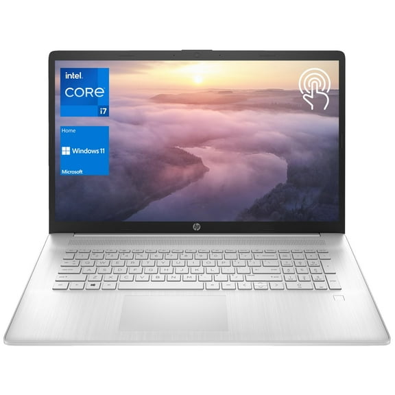 HP Essential 17t Business Laptop, 17.3" HD+ Touchscreen Display, Intel Core i7-1355U (> R5 7430U) High-Performance Tier Processor, 64GB RAM, 1TB SSD, HDMI, Fingerprint Reader, Wi-Fi 6, Windows 11 Hom
