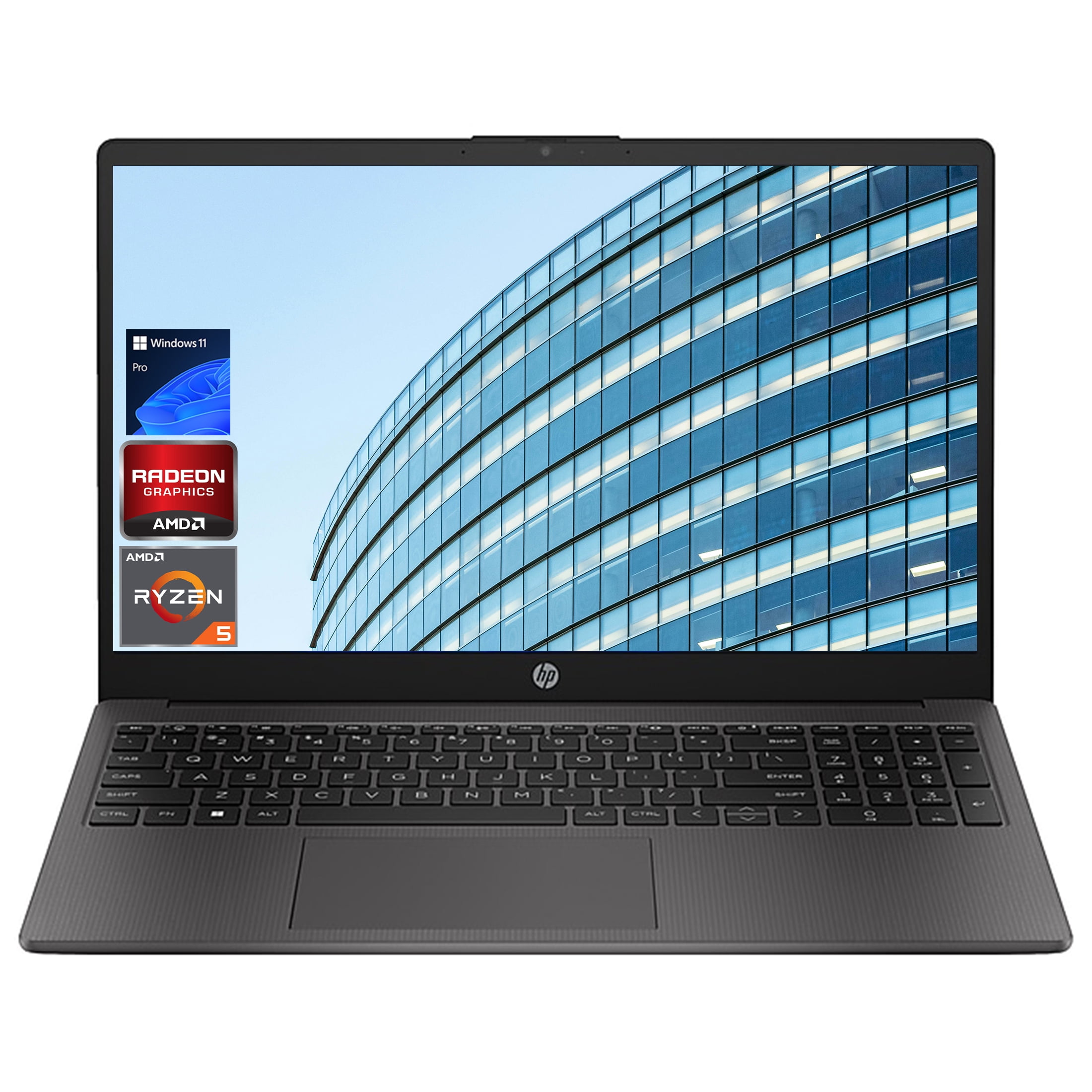 HP Essential 255 15.6-inch FHD Laptop, AMD Ryzen 5, 32GB RAM, 1TB SSD, Windows 11 Pro, Silver