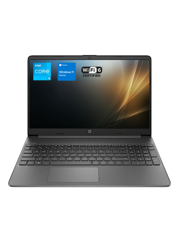 HP Essential Laptop, 15.6" FHD Display, Intel Core i3-1215U Processor, 12GB RAM, 256GB SSD, Webcam, HDMI, Wi-Fi 6, Windows 11 Home