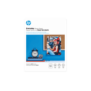 HP Everyday Photo Paper, Glossy, 52 lb, 8.5 x 11 in. (216 x 279 mm), 25 sheets Q5498A