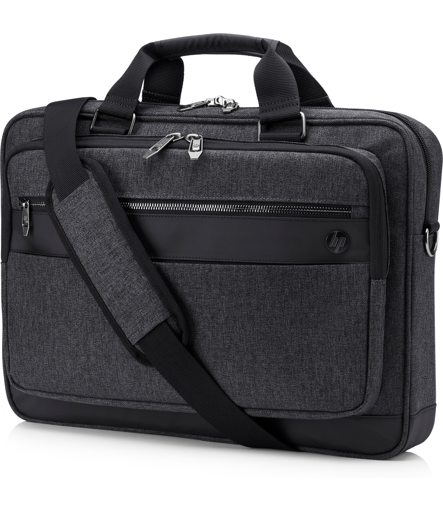 HP Executive Top Load Notebook Case | 15.6" | Gray | 6KD06UT - image 1 of 4
