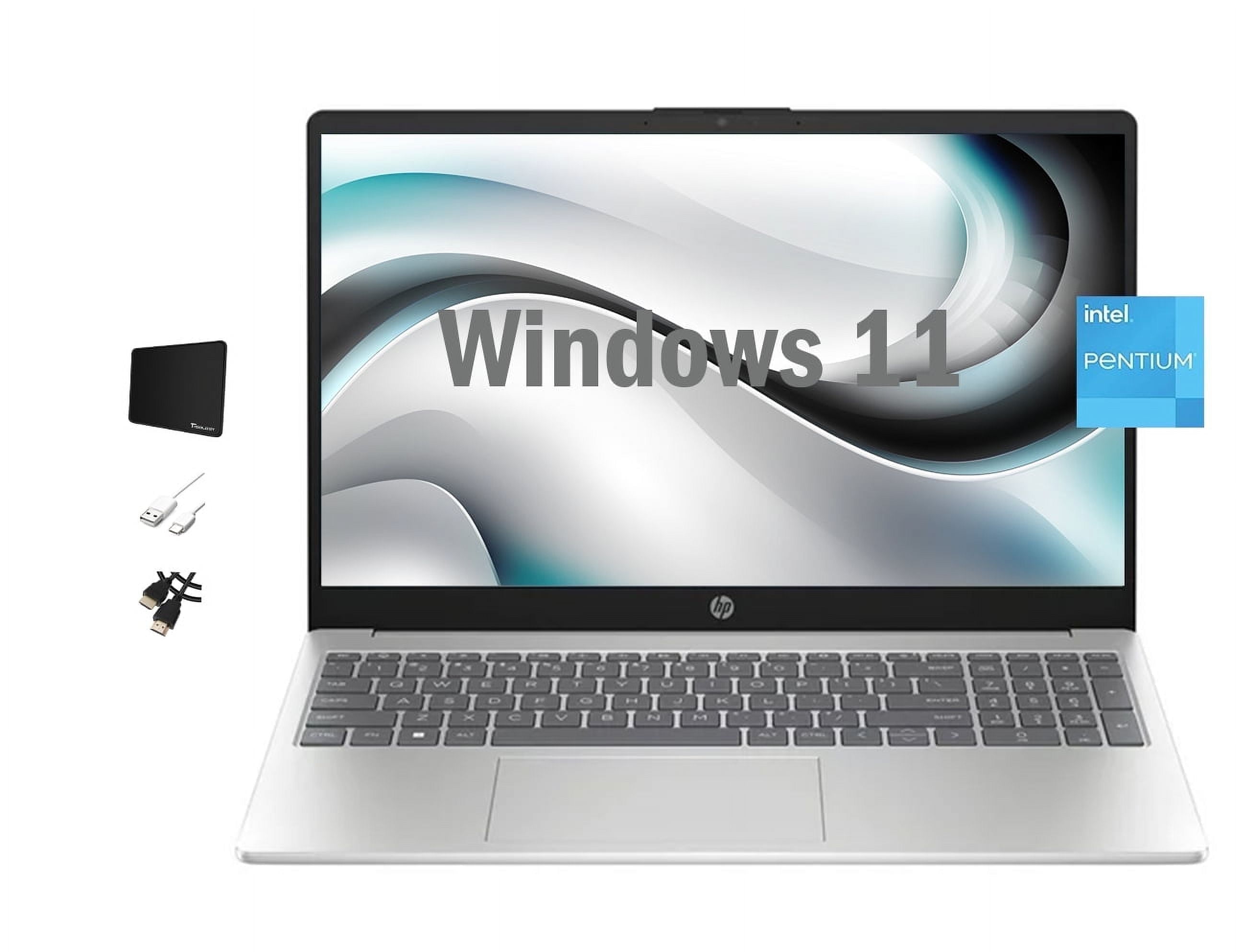 HP 15.6 HD Laptop, Intel Quad-Core N200, 16GB RAM, 128GB
