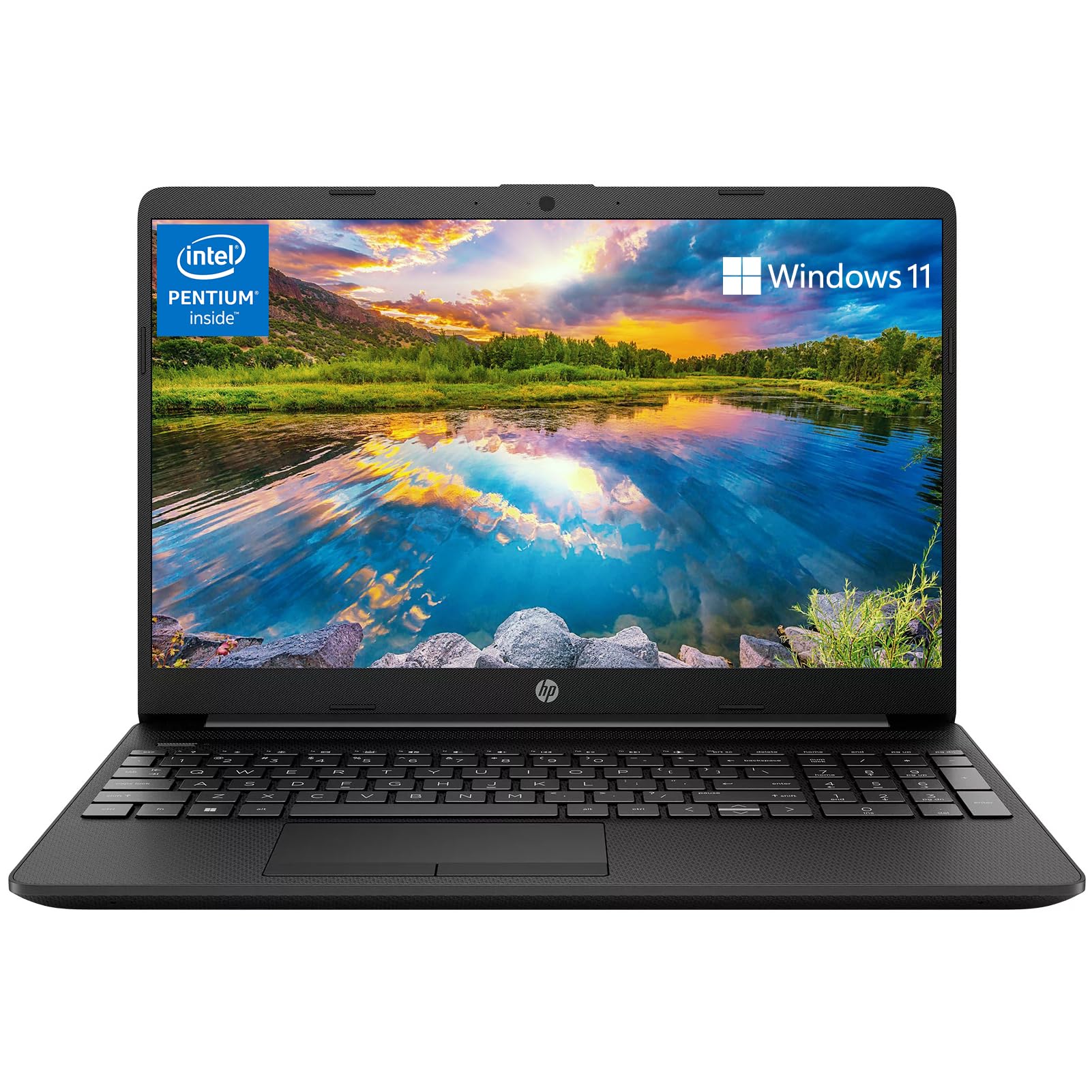 HP Flagship 15.6 HD Pavilion Laptop for Business and Student, Intel Quad-Core Pentium N5030, 8GB RAM, 256GB SSD, Webcam, Online Conferencing, Fast Charge, WiFi, Win 11, w/GM Accessory, Black
