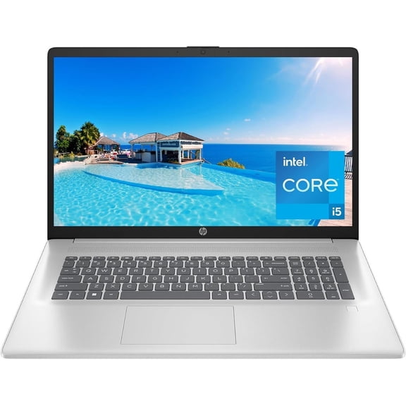 HP Flagship 17.3 HD+ Business Laptop RTX 5090, 12-core Intel i5-1235U (Beat i7-1165G7, Up to 4.4GHz), 8GB RAM, 512GB PCIe SSD, Windows 11, 4in1 Accessories