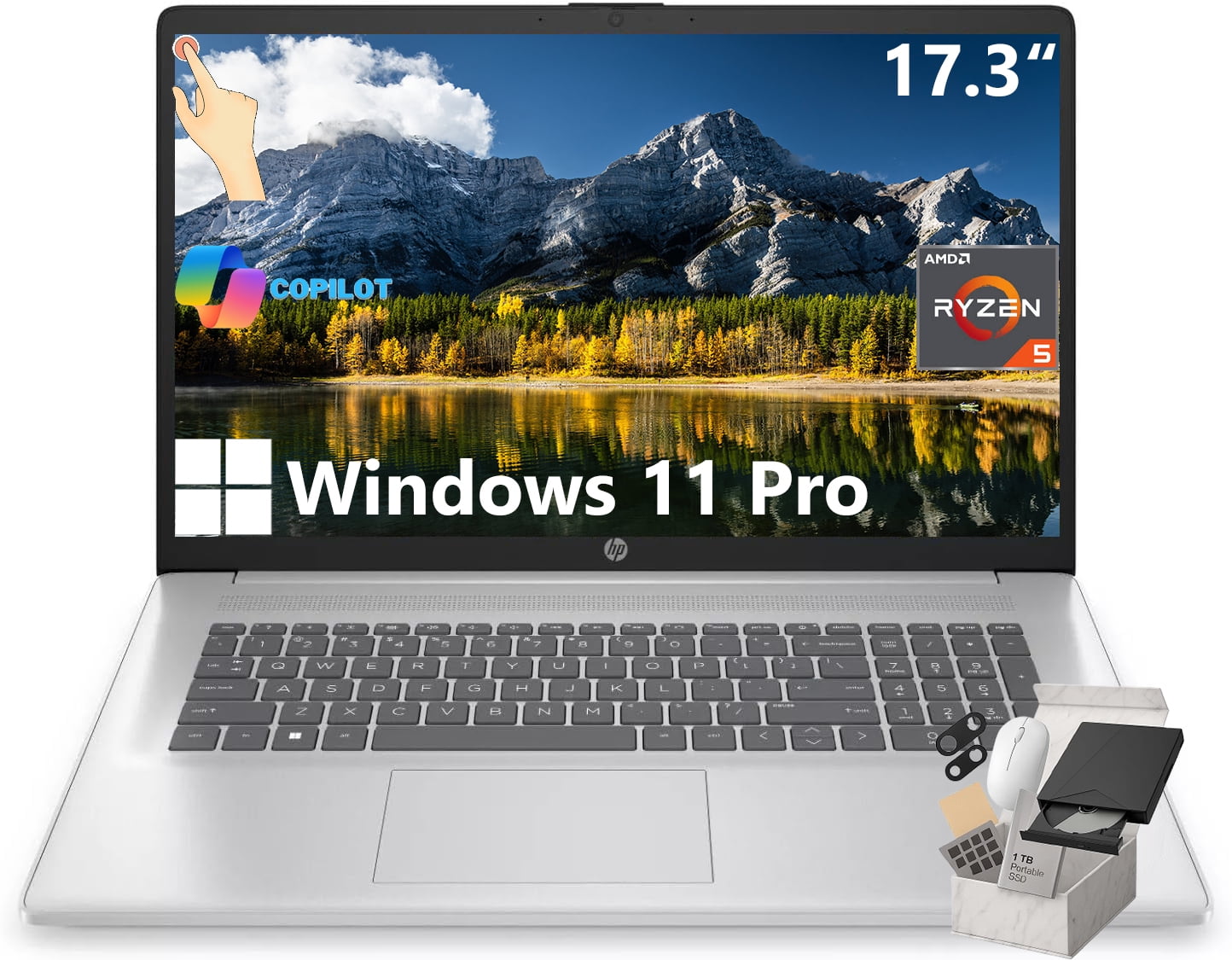 17.3型 NH77/F3 AMD Ryzen 7 /1TB /16GB/B.R HP 17.3