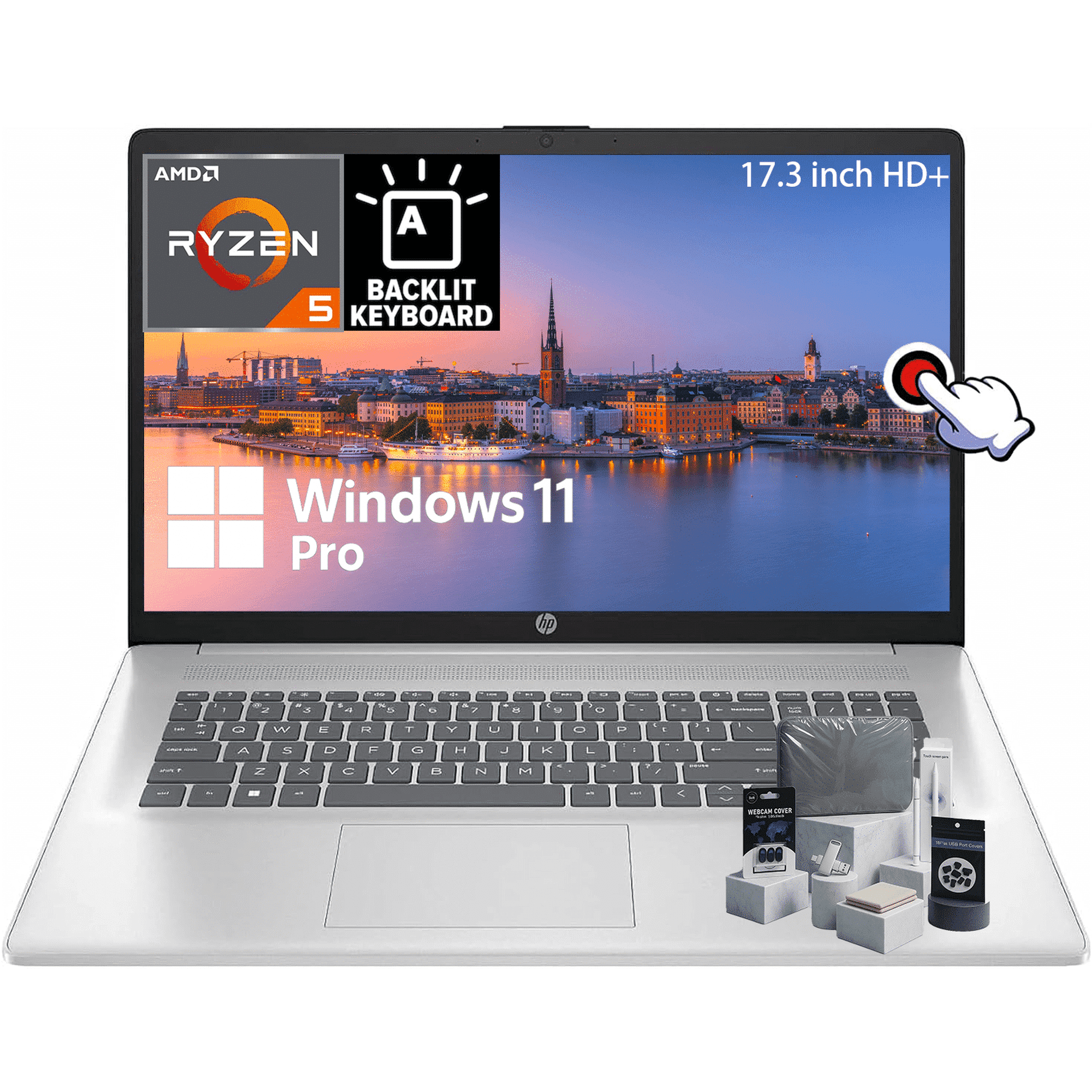 HP 13BG0010NR 13.3 inch Pavilion Aero Laptop - AMD Ryzen 5 - 16GB