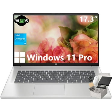 HP Flagship 17 Laptop Computer - 17.3" 250 nits Display, Intel Core i3-N305, 32GB RAM, 1TB SSD, Windows 11 Pro, Numeric Keypad, Wi-Fi 6, Copilot