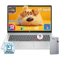 thumbnail image 1 of HP Flagship 17 Touchscreen Laptop Computer - 17.3" Anti-Glare HD+ Display, Windows 11 Pro, Copilot, AMD Ryzen 5 7430U (up to 4.3GHz), Wi-Fi 6, Numeric Keypad, 32GB RAM, 2TB SSD, AI Voice Recorder, 1 of 8