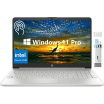 HP Flagship Laptop Touchscreen, 15.6" HD Business, Intel Core i3-1215U, 32GB RAM, 1TB SSD, Intel UHD Graphics, Wi-Fi, Bluetooth, Webcam, SD Card Reader, Numeric Keypad, Windows 11 Pro, Cleaning Brush