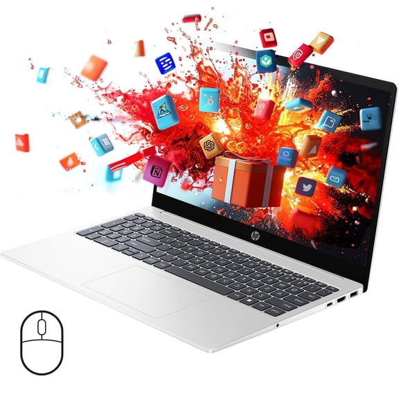 HP Flagship Touchscreen Laptop Computer - 15.6" Display | Intel i3-1215U | Windows 11 Pro & Lifetime Microsoft Office Pro for Business and Student | Numeric Keypad | 32GB RAM + 1TB SSD