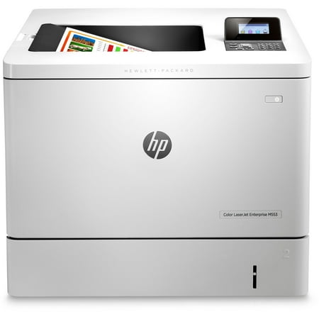 HP - Color LaserJet Enterprise M553n - Color - 1200 x 1200 dpi Print - Plain Paper Print - Desktop Laser Printer - White