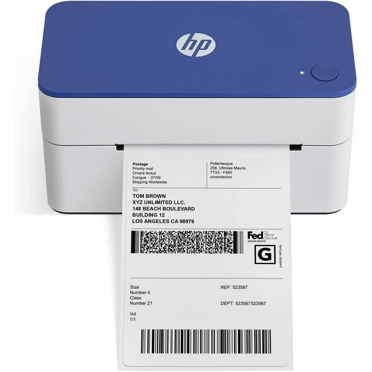HP HPKE103 4x6 Thermal Label Printer, Compact and High-Speed