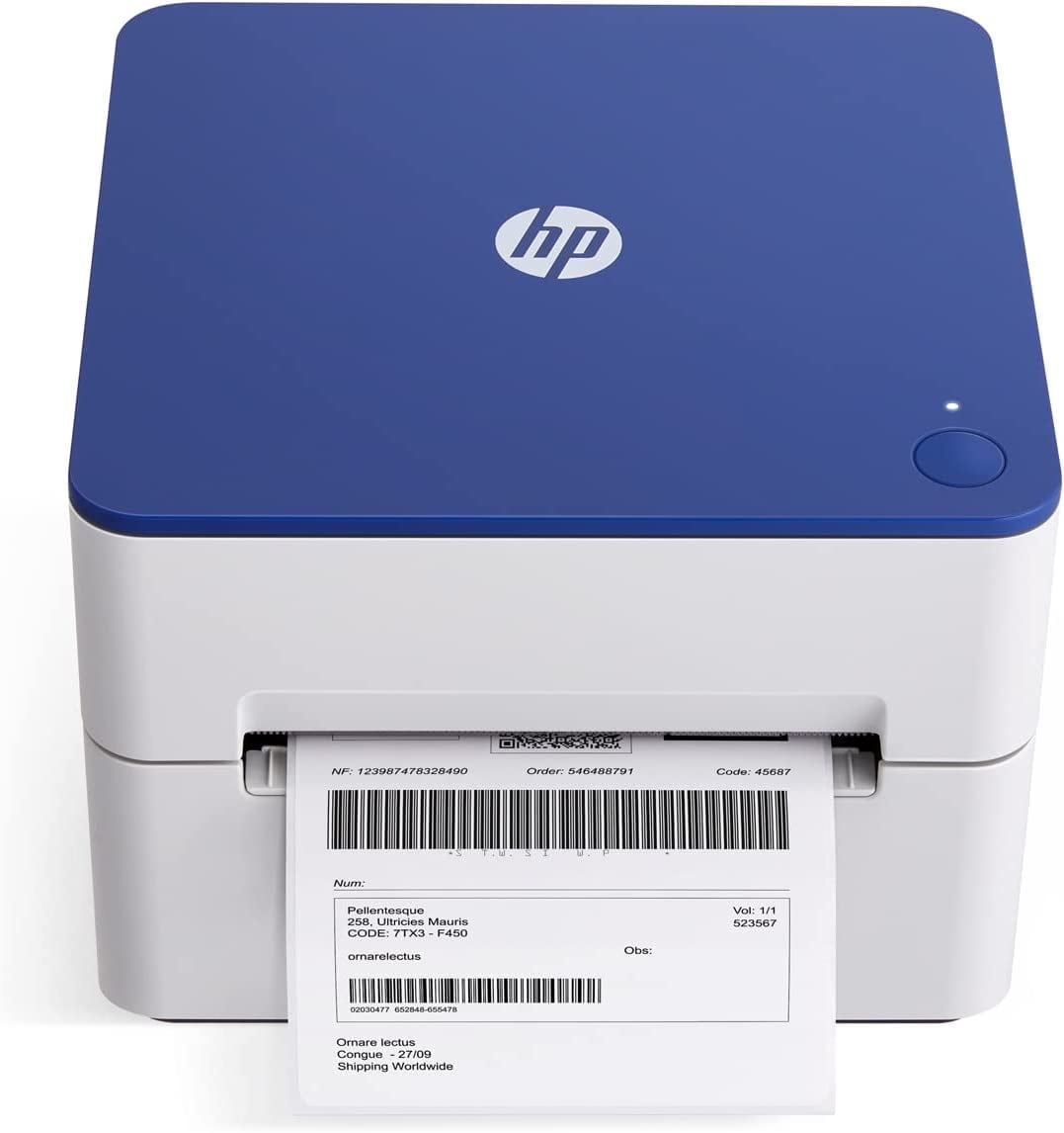 HP HPKE200 Thermal Label Printer, 4x6 High-Speed Printer W