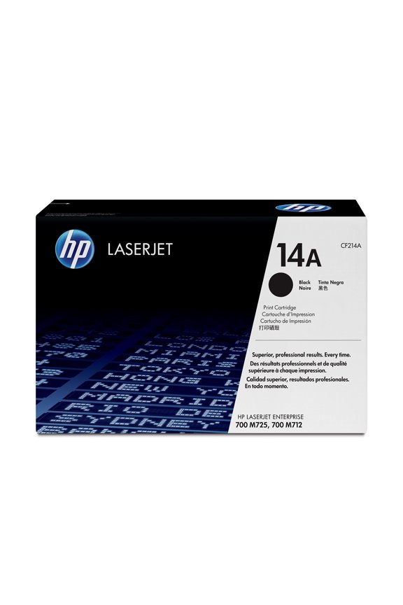 HP 14A Black Original LaserJet Toner Cartridge, ~10,000 pages, CF214A