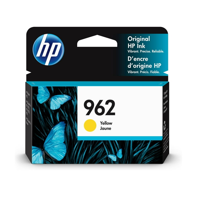 HP 962 Yellow Ink Cartridge Standard Yield for OfficeJet Pro 9025 9020 9018 9015 9010 Walmart