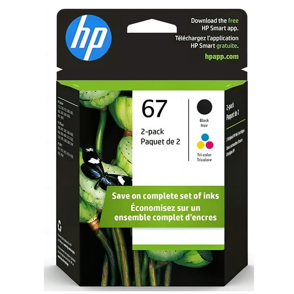 HP Inkjets Printer Ink Cartridges for HP Ink, Multicolor, 2Pack