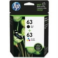 thumbnail image 1 of HP L0R46AN 63 Black & Tri-color Original Ink, 2 Cartridges, 1 of 7