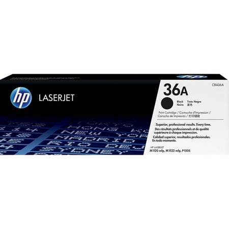 HP No. 36A Black Toner Cartridge for P1505