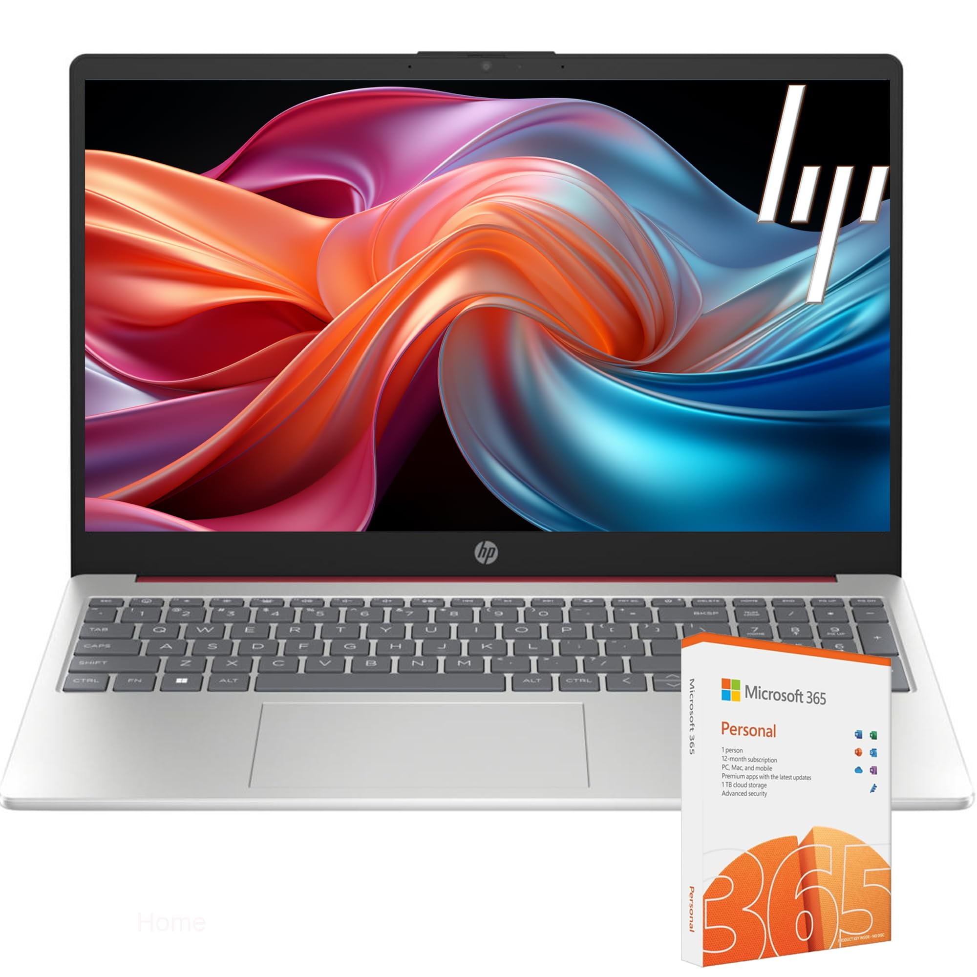 HP Laptop with 1Year Microsoft 365 15.6 inch HD Display Intel Quad