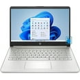 thumbnail image 1 of HP Laptop 14" HD I3-1115G4 8GB 256GB SSD 14-DQ2039MS - Natural Silver, 1 of 4