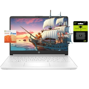 HP Laptop, 14 Inch Intel Quad-Core N4120 CPU, 8GB LPDDR4 RAM 128GB Storage(64GB eMMC+64GB SD Card), Laptops Computer, Office 365 1-Year Subscription, Numeric Keypad, Slim, Win 11 S