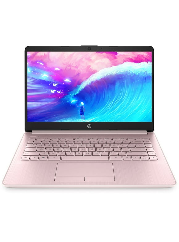HP Laptop, 14" Ultral Light Laptop for Students and Business, Intel Celeron Quad-Core N4120, 8GB RAM, 64GB eMMC+256GB Micro SD, Wi-Fi, Bluetooth, Webcam, Windows 11 Home in S Mode, Pink