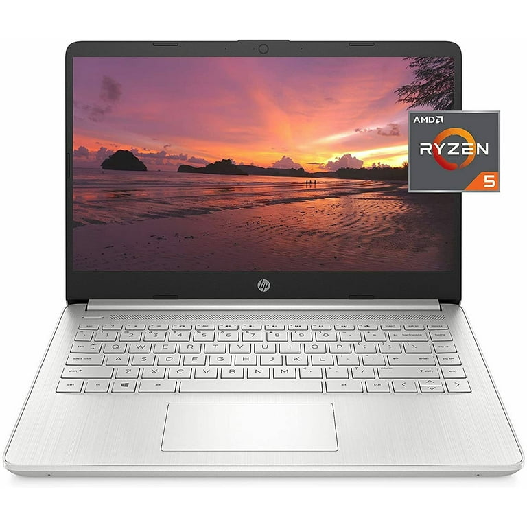 HP 14 Laptop, AMD Ryzen 5 5500U, 8 GB RAM, 256 GB SSD
