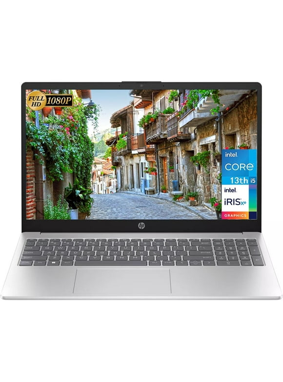 HP Laptop, 15.6" FHD, Intel Core i5-1335U(Beat i7-1255U), 16GB RAM, 1TB SSD, Intel Iris Xe Graphics, Wi-Fi 6, Bluetooth, Backlit Keyboard, Numeric Keypad, Windows 11 Home in S Mode, Cefesfy USB Hub