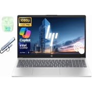 HP Laptop, 15.6 FHD Touchscreen Laptop Computer, Intel Core Ultra 5 125H 14-Core Processor, 16GB RAM 1.5TB Storage 1TB SSD+512GB External, Windows 11 with AI Copilot, PLUSERA Earphones, Silver