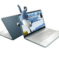 thumbnail image 1 of HP Laptop 15.6 INCH Business Computer Laptops, 12th Gen Intel 10 Cores i5-1235U (Beat i7-1195G7), 32GB RAM 2TB PCIe SSD, Iris Xe Graphics, BT WiFi Win11, Blue +BWE Accessories, 1 of 5