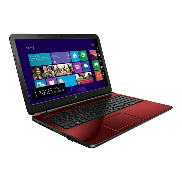 HP Laptop 15-R132wm - Intel Pentium N3540 / 2.16 GHz - Win 8.1 64-bit - HD Graphics - 4 GB RAM - 500 GB HDD - DVD SuperMulti - 15.6" 1366 x 768 (HD) - flyer red