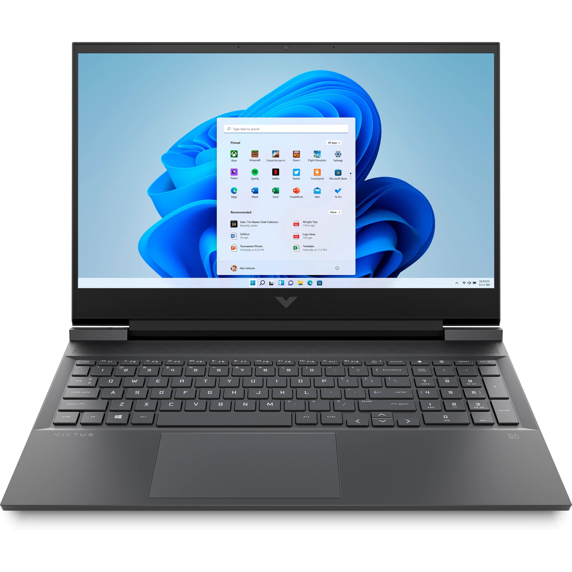HP Laptop 16-d1010nr, 16.1" Intel Core i7-12700H, 16 GB DDR5 RAM, GB SSD, Windows 11 Mica silver, dark chrome logo, 668S1UA#ABA - Walmart.com