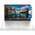 thumbnail image 1 of HP Laptop, 17.3" FHD Display, Intel Core i3-1115G4 Processor, 16GB RAM, 512GB PCIe SSD, Webcam, Bluetooth, Wi-Fi, HDMI, Windows 11 Home, Silver, Upgraded w/ AIEC Memory, SSD and/or Accessories, 1 of 7