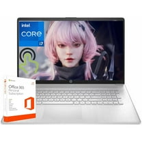 HP Laptop, 17.3” HD  Touchscreen Display, Intel Core i7-1355U Processor, 16GB RAM, 1TB PCIe SSD, Backlit Keyboard,Windows 11 Home, Silver