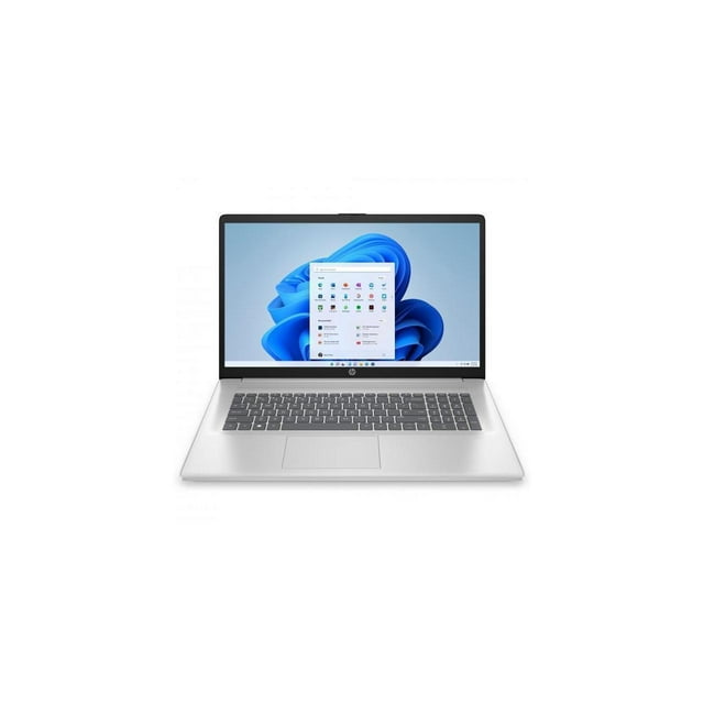 HP Laptop 17.3" Touchscreen HD+ Intel Core i3-1215U 8GB DDR4 RAM 256GB SSD Intel UHD Graphic Natural Silver - 17.3" diagonal HD+ 1600x900 Touchscreen Display - 8GB DDR4 RAM - 256GB SSD - Int
