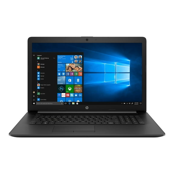 HP Laptop 17-by3021dx - Intel Core i3 - 1005G1 / up to 3.4 GHz - Win 10 Home in S mode - UHD Graphics - 8 GB RAM - 1 TB HDD - DVD-Writer - 17.3" 1600 x 900 (HD+) - Gigabit Ethernet - Wi-Fi 5 - jet black, mesh knit pattern with texture finish - kbd: US