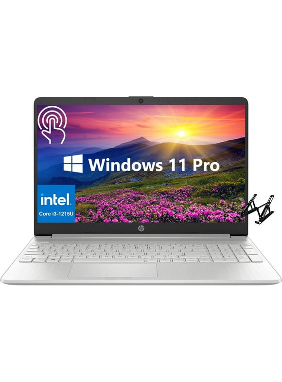 HP Laptop Computer, 15.6" HD Touchscreen Micro-Edge, Intel Core i3-1215U, 16GB RAM, 1TB SSD, Wi-Fi, Bluetooth, HDMI, Numeric Pad, Windows 11 Pro, Intel UHD Graphics, Long Battery Life, Thin & Portable