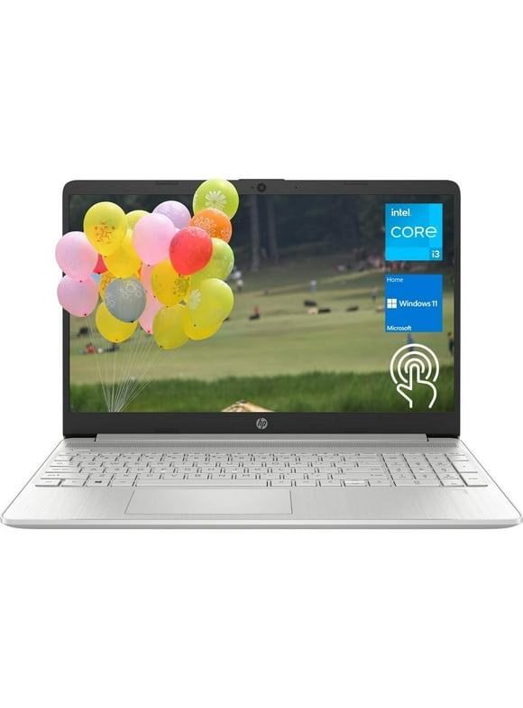 HP Laptop Touchscreen, 15.6" HD Display, Intel Core i3-1215U Processor, 16GB RAM, 1TB SSD, Intel UHD Graphics, Wi-Fi, Bluetooth, Webcam, Media Card Reader, Numeric Keypad, Windows 11 Home, Silver