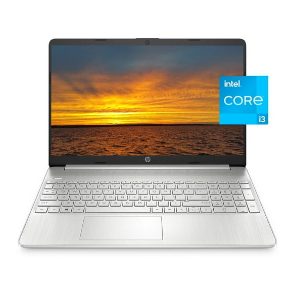 HP Laptop Touchscreen, 15.6" HD Display, Intel Core i3-1215U Processor, 16GB RAM, 512GB SSD, Intel UHD Graphics, Wi-Fi, Bluetooth, Webcam, Numeric Keypad, Windows 11 Pro, Silver