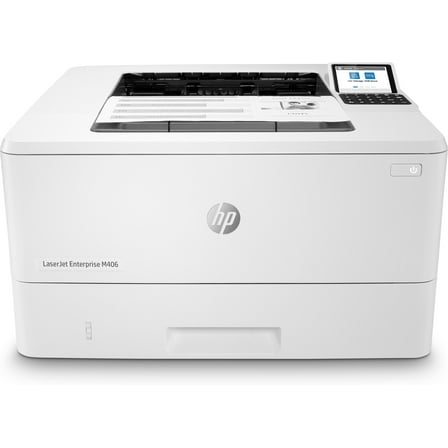HP LaserJet Enterprise M406dn Laser Printer, Black And White Mobile Print Up to