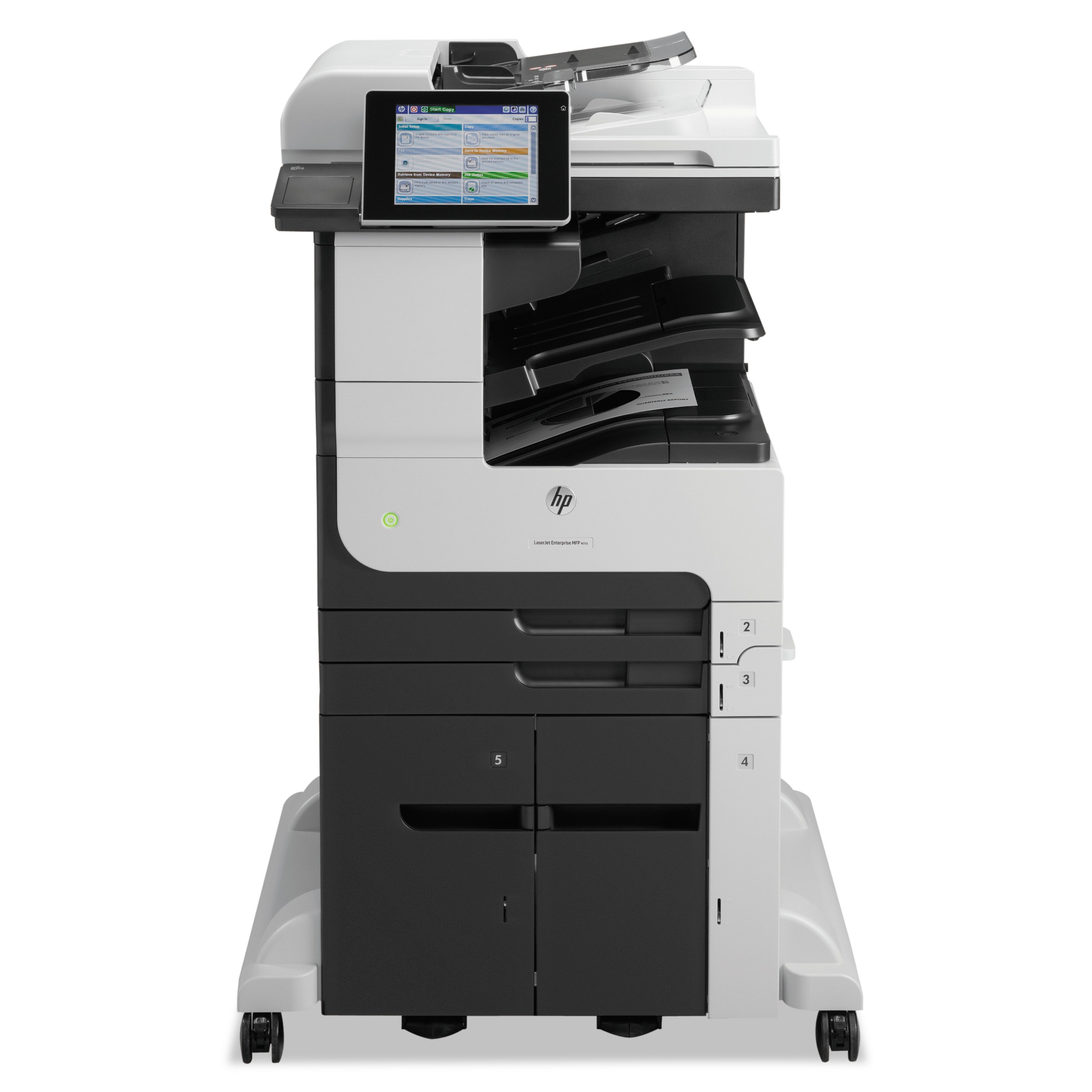 HP LaserJet Enterprise M725z+ (CF069A) up to 41 ppm 1200 x 1200 dpi Duplex Workgroup Monochrome All-in-One Laser Printer - image 1 of 4