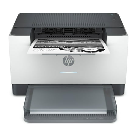 HP - LaserJet M209dw Wireless Black-and-White Laser Printer - White & Slate