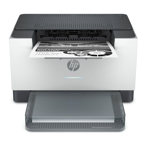 HP LaserJet M209dw Laser Printer, Black And White Mobile Print Up to 20,000