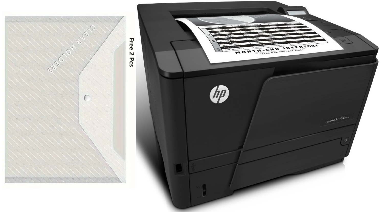 HP LaserJet Pro 400 M401N Monochrome Laser Printer (CZ195A) - image 1 of 4
