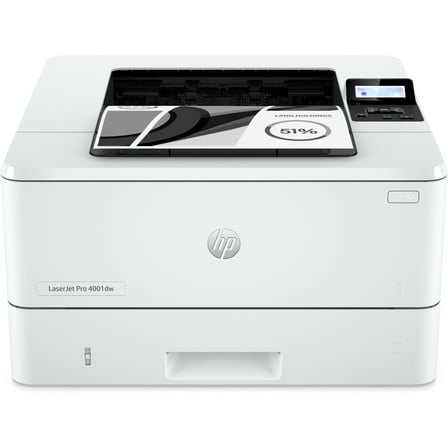 HP LaserJet Pro 4001dw Laser Printer, Black And White Mobile Print Up to 80,000