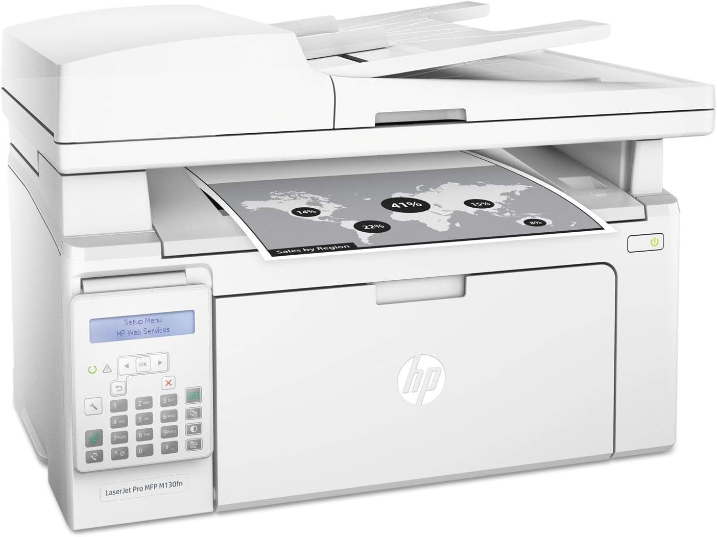 HP LaserJet Pro M130fn All-in-One Laser Printer G3Q59A#BGJ (Sold without manufacturer warranty)