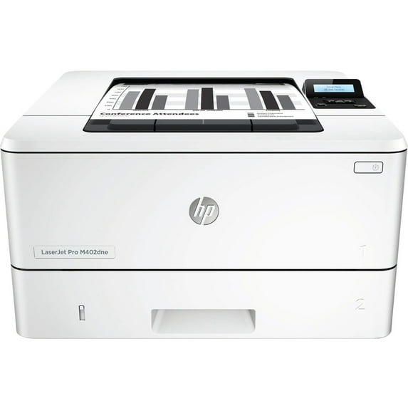 HP LaserJet Pro M402dne white desktop laser printer monochrome for Letter 8.50in x 11in paper