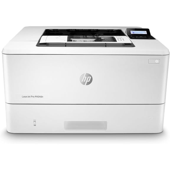 HP LaserJet Pro M404dn Monochrome Printer with Built-in Ethernet & 2-Sided Printing, Works with Alexa (W1A53A) (Sold without manufacturer warranty)